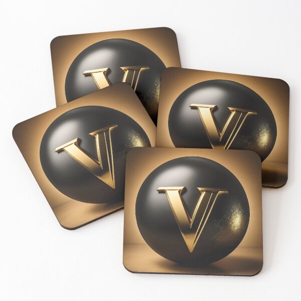 Item preview, Golden V Symbol - Victory Valor Virtue Mystical Emblem Art designed and sold by VA Design.
