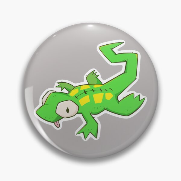 Item preview, Green Plushie Gecko Sticker // Animal Jam Classic Sticker designed and sold by yallternative.