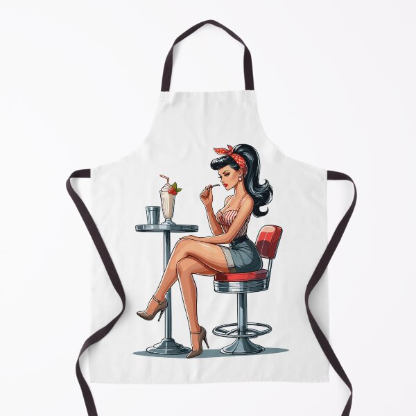 Item preview, Milkshake Rockabilly Pin Up Gift designed and sold by Pineapple-Tree.