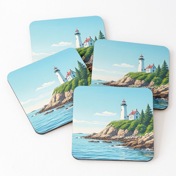 Item preview, Bass Harbor Head Lighthouse: Clear Summer Day on the Maine Coast designed and sold by LSVart.