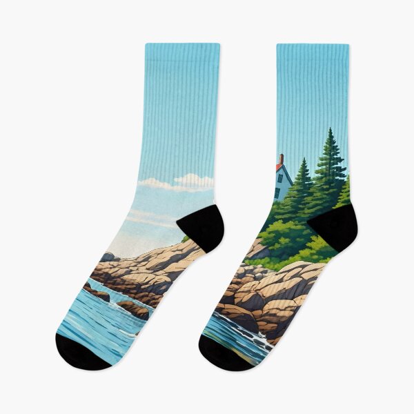 Item preview, Bass Harbor Head Lighthouse: Clear Summer Day on the Maine Coast designed and sold by LSVart.