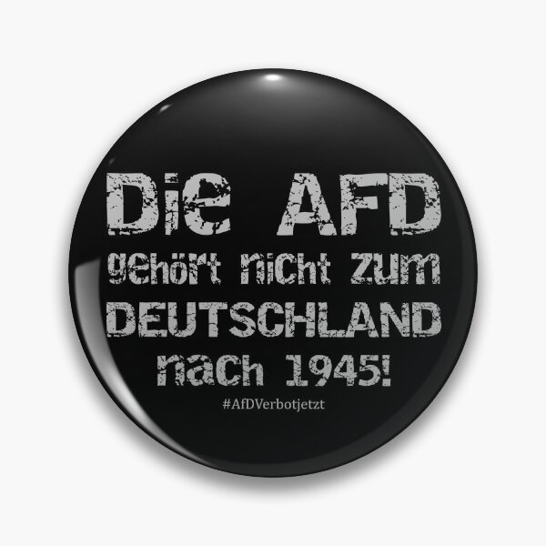 Item preview, AfD ban now, white font for dark backgrounds designed and sold by Demogeld.