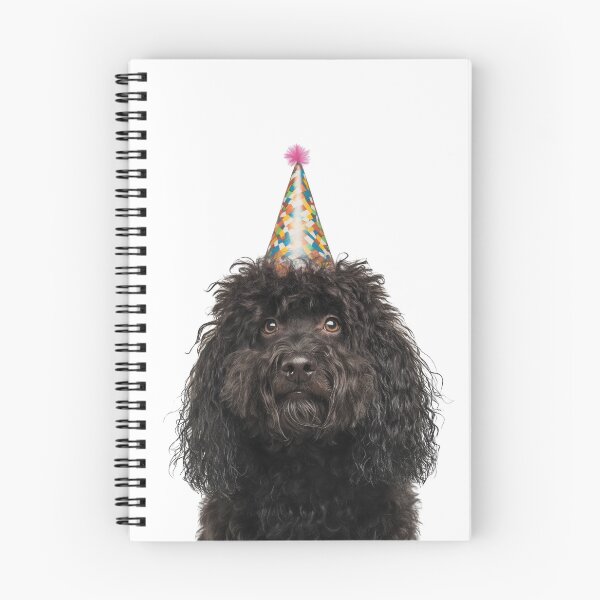 Item preview, Cute Puli dog with Party Hat Birthday Celebration designed and sold by LazyOwlStore.
