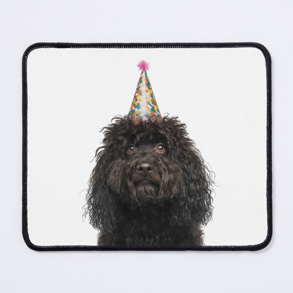 Item preview, Cute Puli dog with Party Hat Birthday Celebration designed and sold by LazyOwlStore.