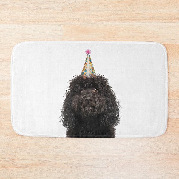 Item preview, Cute Puli dog with Party Hat Birthday Celebration designed and sold by LazyOwlStore.