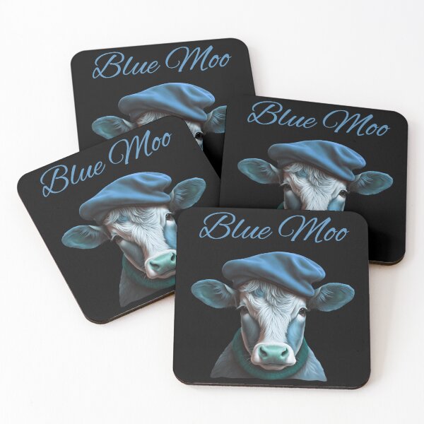 Item preview, Cow Blue Moo designed and sold by BeesNeesTees.