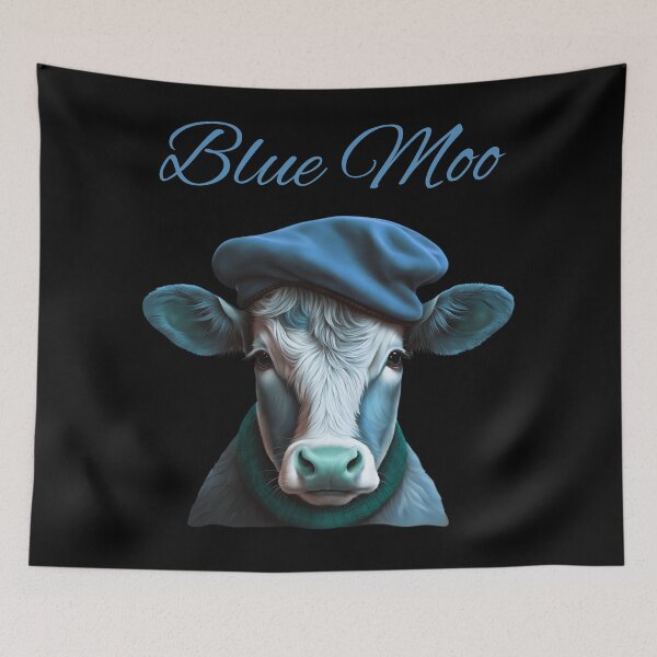Item preview, Cow Blue Moo designed and sold by BeesNeesTees.