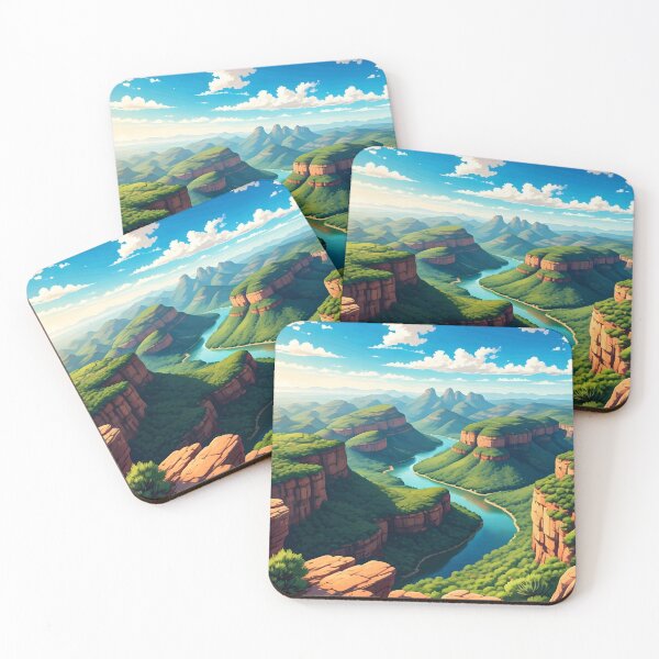 Item preview, Blyde River Canyon, South Africa: Verdant Valleys & Red Sandstone Cliffs designed and sold by LSVart.