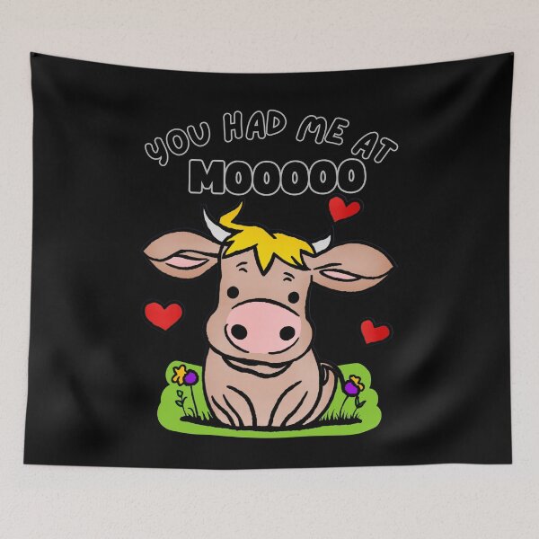 Item preview, Cow You Had Me at Mooooo designed and sold by BeesNeesTees.