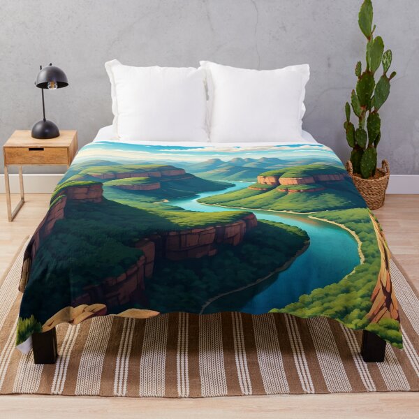Item preview, Blyde River Canyon, South Africa: Verdant Valleys & Red Sandstone Cliffs designed and sold by LSVart.
