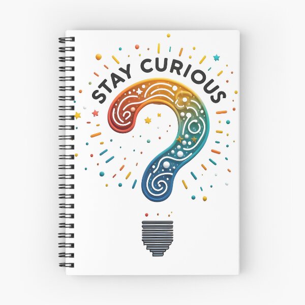 Item preview, stay curious, curious, curiosity designed and sold by TrueArtVibes.