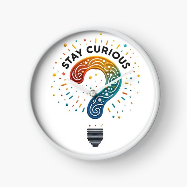 Item preview, stay curious, curious, curiosity designed and sold by TrueArtVibes.