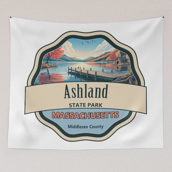 Item preview, Ashland State Park, Middlesex County, Massachusetts designed and sold by Wanderful-roads.
