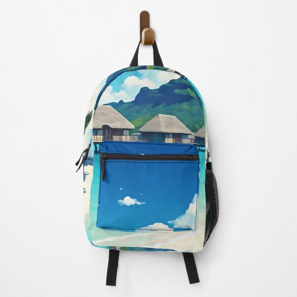 Item preview, Bora Bora Beach: Overwater Bungalows & Crystal Lagoon designed and sold by LSVart.