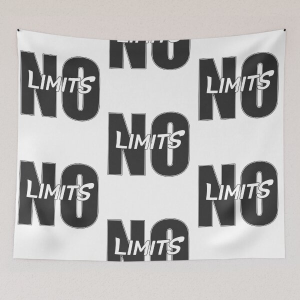 Item preview, No Limits – Bold Motivational Streetwear designed and sold by ArtsyExplorer.