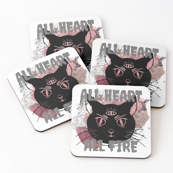Item preview, ALL HEART ALL FIRE (GRAY) designed and sold by BLOOMST.