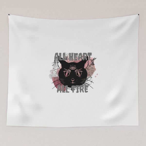 Item preview, ALL HEART ALL FIRE (GRAY) designed and sold by BLOOMST.