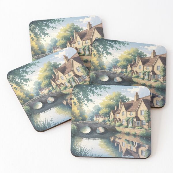 Item preview, Bourton-on-the-Water: Summer Midday Reflections designed and sold by LSVart.