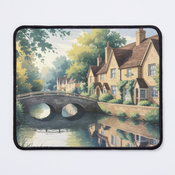 Item preview, Bourton-on-the-Water: Summer Midday Reflections designed and sold by LSVart.