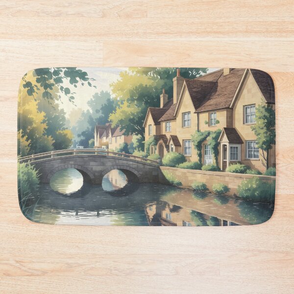 Item preview, Bourton-on-the-Water: Summer Midday Reflections designed and sold by LSVart.