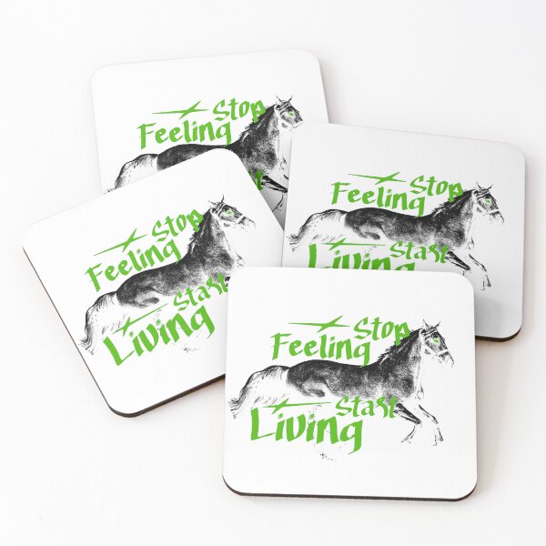 Item preview, Stop feeling. start living designed and sold by yvotyArt.