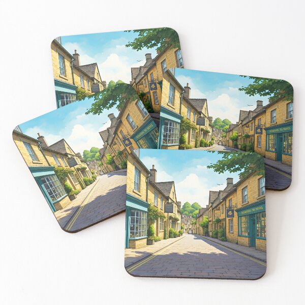 Item preview, Broadway Village, Cotswolds: Stone-Cottage Lined Historic Street designed and sold by LSVart.