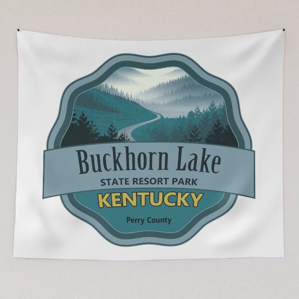Item preview, Buckhorn Lake State Resort Park, Perry County, Kentucky designed and sold by Wanderful-roads.