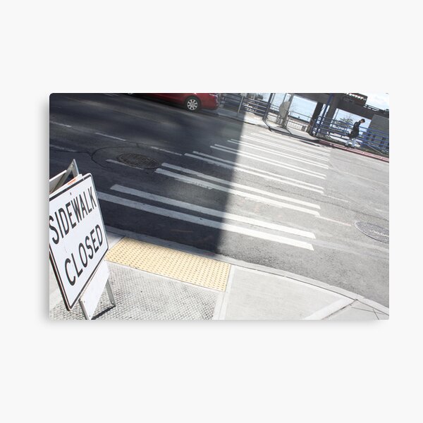 A sort of crossing Metal Print