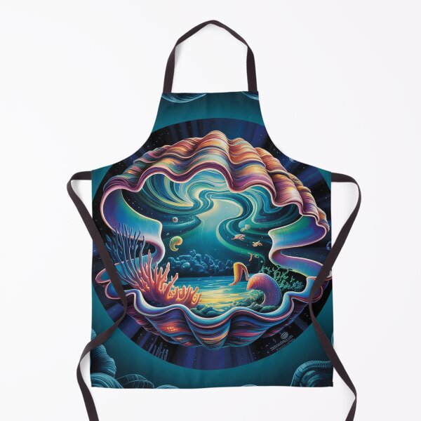 Item preview, Seascape in a seashell, hypnotic style-2. designed and sold by Lilashakti ⭐️ ⭐️ ⭐️ ⭐️ ⭐️.