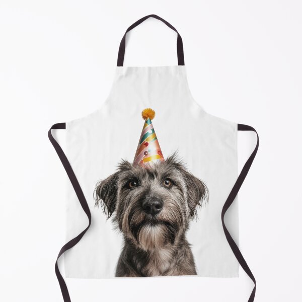 Item preview, Cute Pyrenean Shepherd dog with Party Hat Birthday Celebration designed and sold by LazyOwlStore.