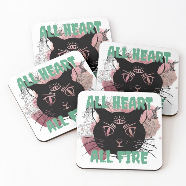 Item preview, ALL HEART ALL FIRE (GREEN) designed and sold by BLOOMST.