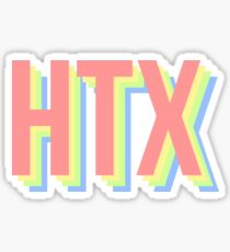 HTX in rainbow Sticker