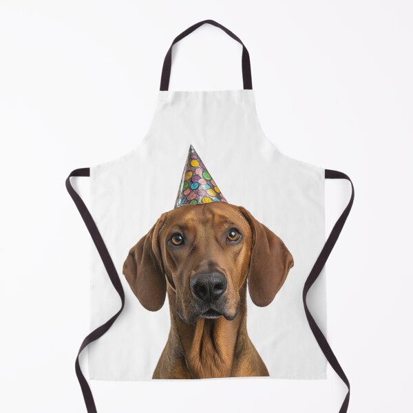 Item preview, Cute Redbone Coonhound dog with Party Hat Birthday Celebration designed and sold by LazyOwlStore.