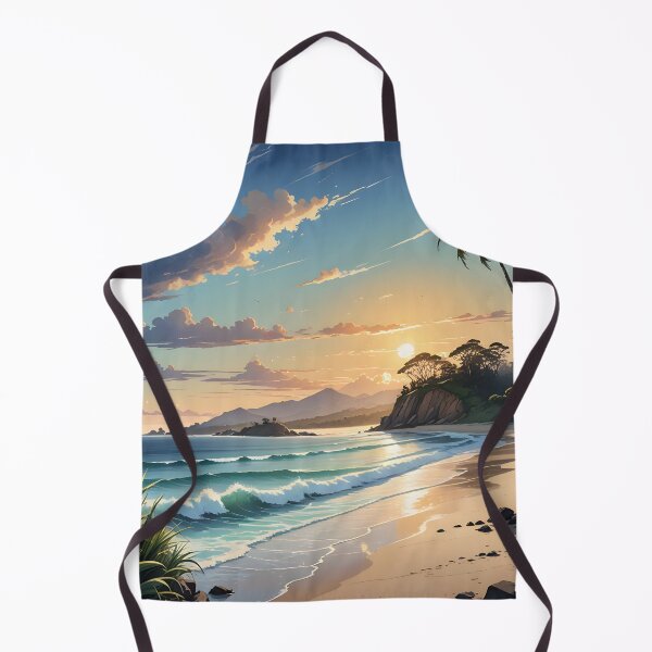 Item preview, Byron Bay Sunrise: Curving Shore to Headland designed and sold by LSVart.