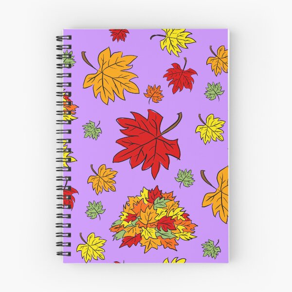 Item preview, Autumn Maple Leaf Seamless Pattern Purple designed and sold by imajine.
