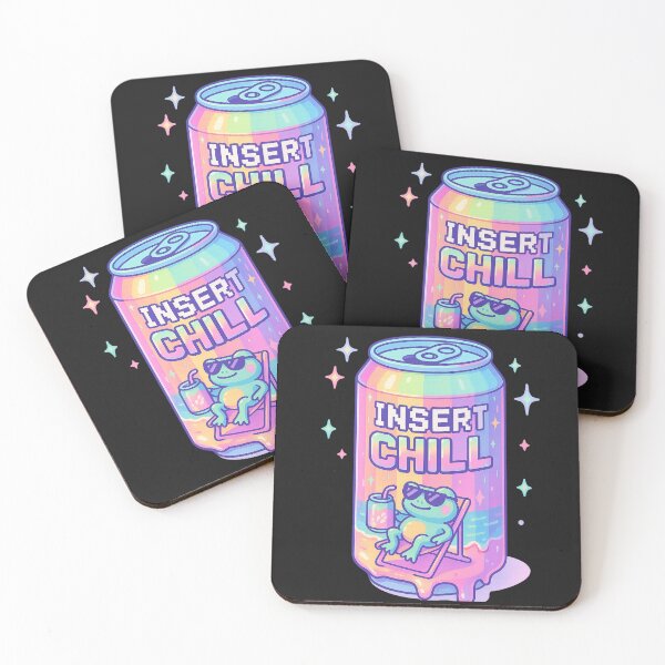 Item preview, Insert Chill – Pixel Soda Tee for Vaporwave Refreshment designed and sold by Laugh & Rewind .