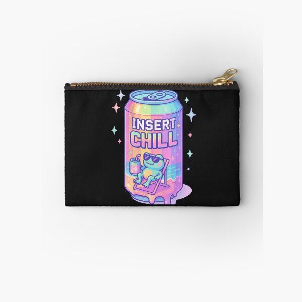 Item preview, Insert Chill – Pixel Soda Tee for Vaporwave Refreshment designed and sold by Laugh & Rewind .