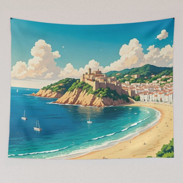 Item preview, Castle of Tossa de Mar: Medieval Fortress on the Mediterranean designed and sold by LSVart.