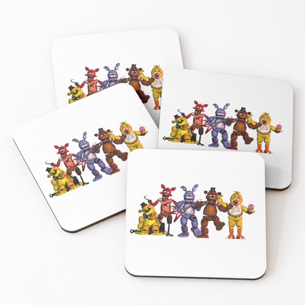 Item preview, fnaf Cute robot band playing music – cheerful animatronic concert design designed and sold by · GAMING SOUL ·.