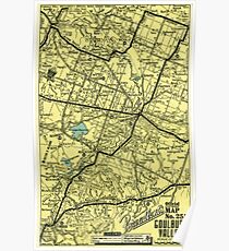 Goulburn Valley, 1950s Australia. The Map! Poster