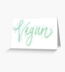 vegan Greeting Card