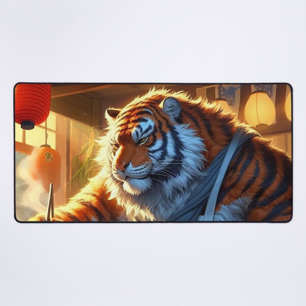 Item preview, Plus Sized Tiger Cooking Ramen designed and sold by nikkolaus.