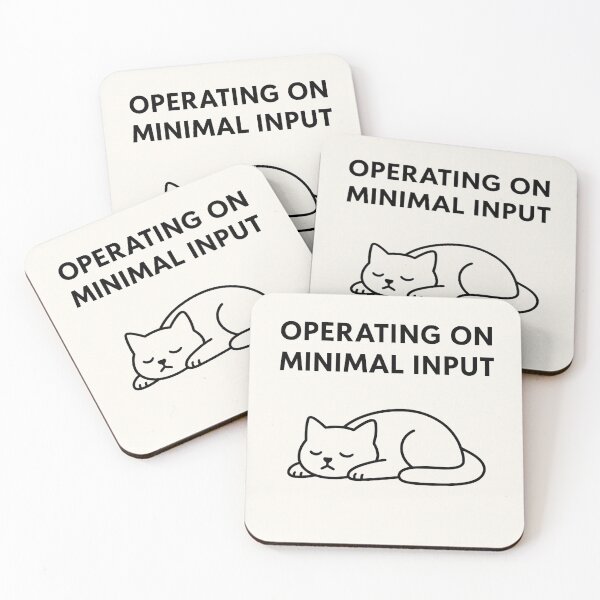 Item preview, Operating on Minimal Input designed and sold by OverthinkLab.