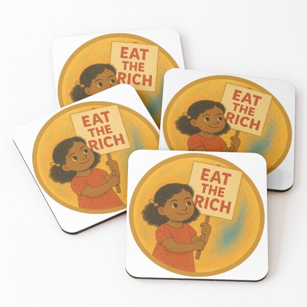 Item preview, Power in Pigtails - Eat the Rich designed and sold by Electric Menagerie.