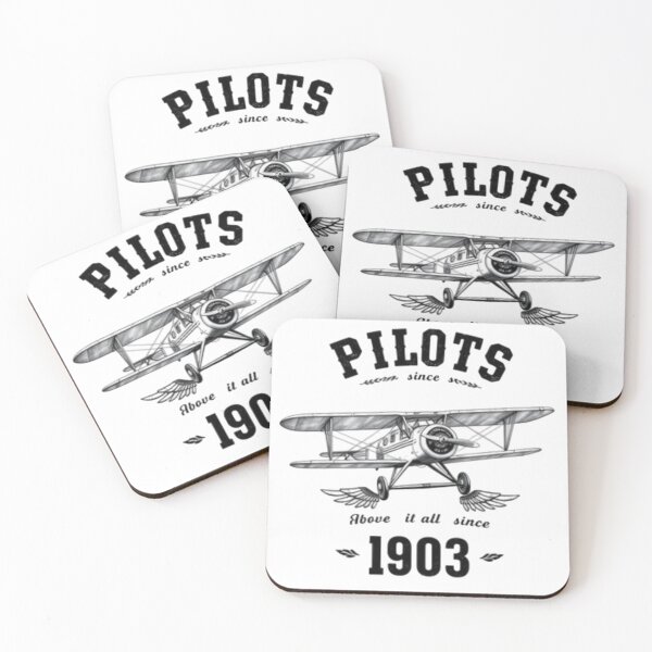 Item preview, Vintage Biplane Pilot Aviation Design  Since 1903 designed and sold by Iuqiune.