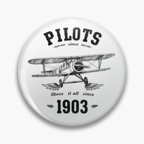Item preview, Vintage Biplane Pilot Aviation Design  Since 1903 designed and sold by Iuqiune.
