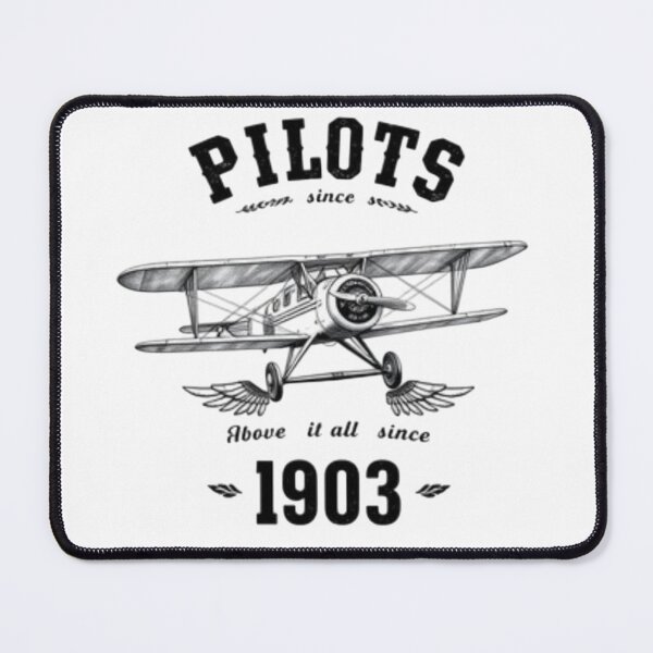Item preview, Vintage Biplane Pilot Aviation Design Since 1903 designed and sold by Iuqiune.