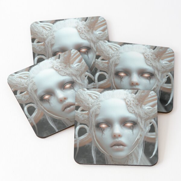 Item preview, Ethereal Forest Spirit Portrait Art designed and sold by deathless_aesthetic.