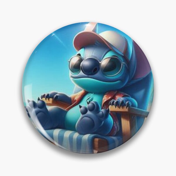 Item preview, Stitch relaxing at the beach for vacation designed and sold by Helene-Creation.