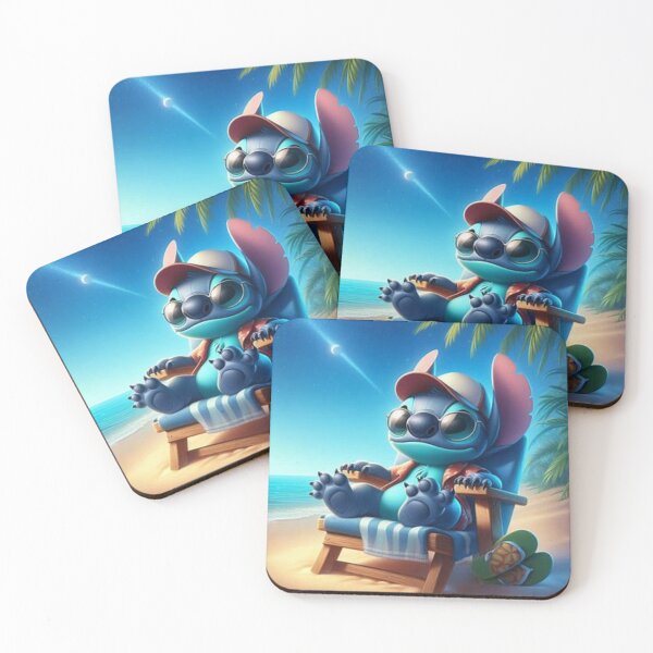 Item preview, Stitch relaxing at the beach for vacation designed and sold by Helene-Creation.